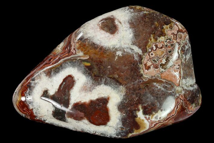 Polished Crazy Lace Agate - Mexico #150528